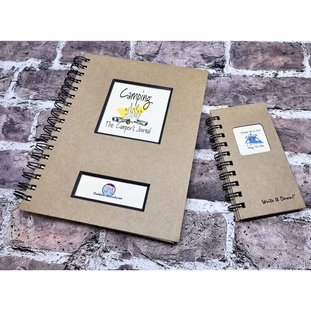 2 Pack Journals Unlimited Write It Down Guided Adventure Journal Camping Travel